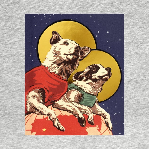 Vintage Dogs in Space by ZeroG